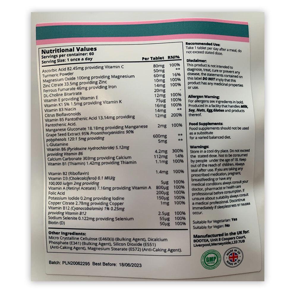 60 Day MultiVitamins - Bootea